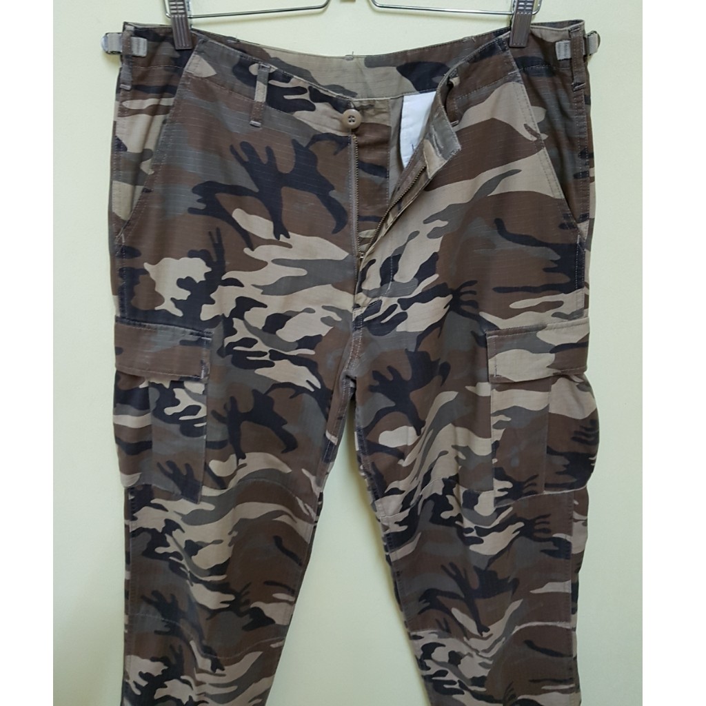 W34 Alpha Industries Camouflage Cargo Pants (Original), Men's Fashion ...