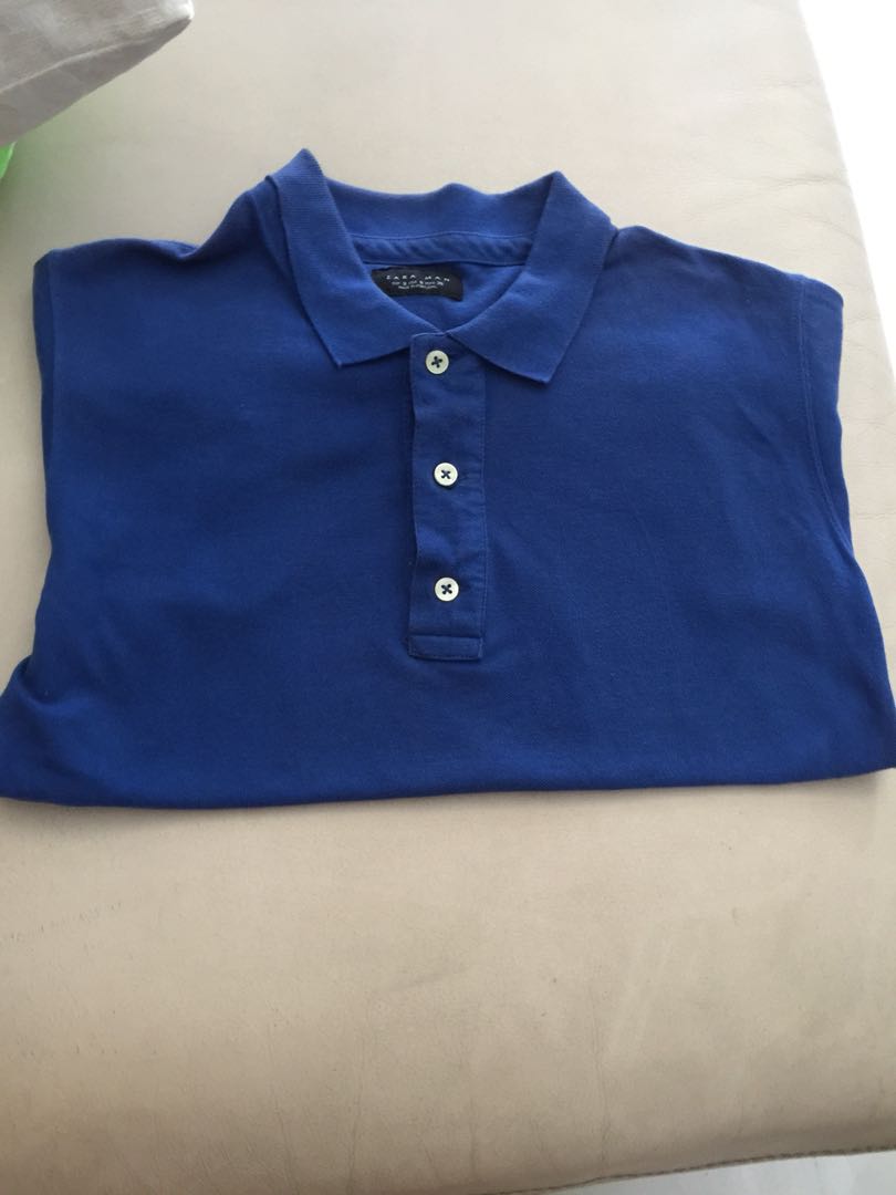 zara man polo t shirt