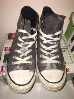 Converse High Tops - Grey Tie Dye
