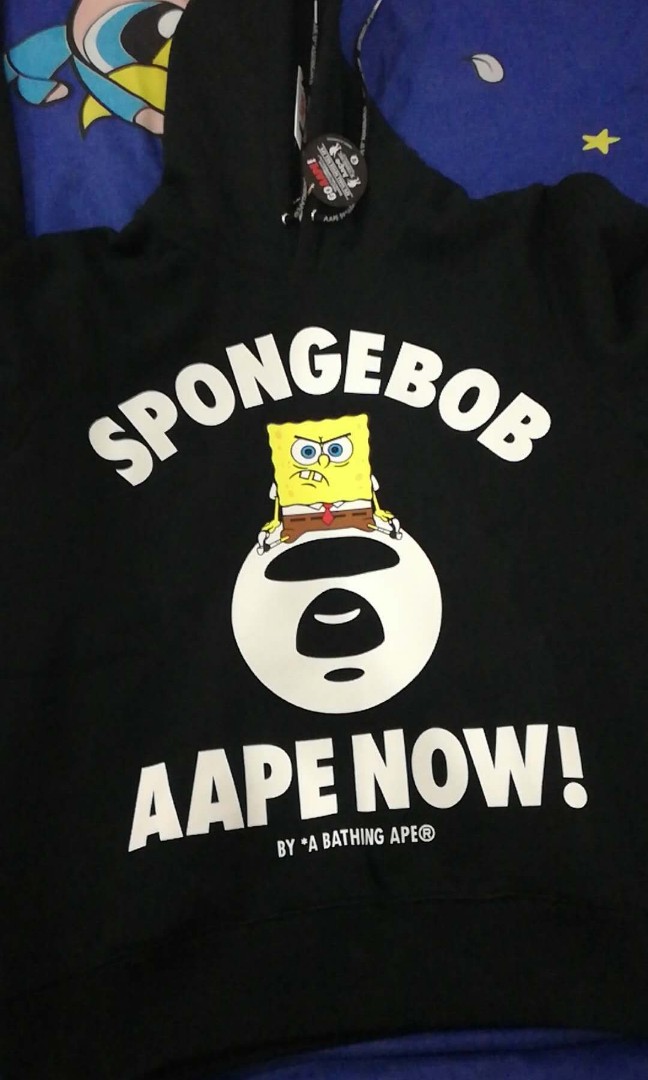 Aape x spongebob hoodie Clearance
