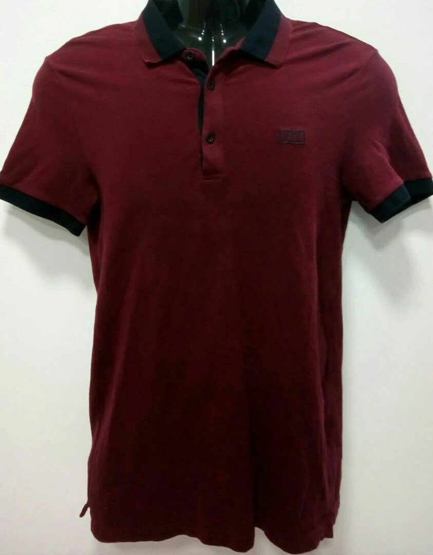 armani red polo shirt