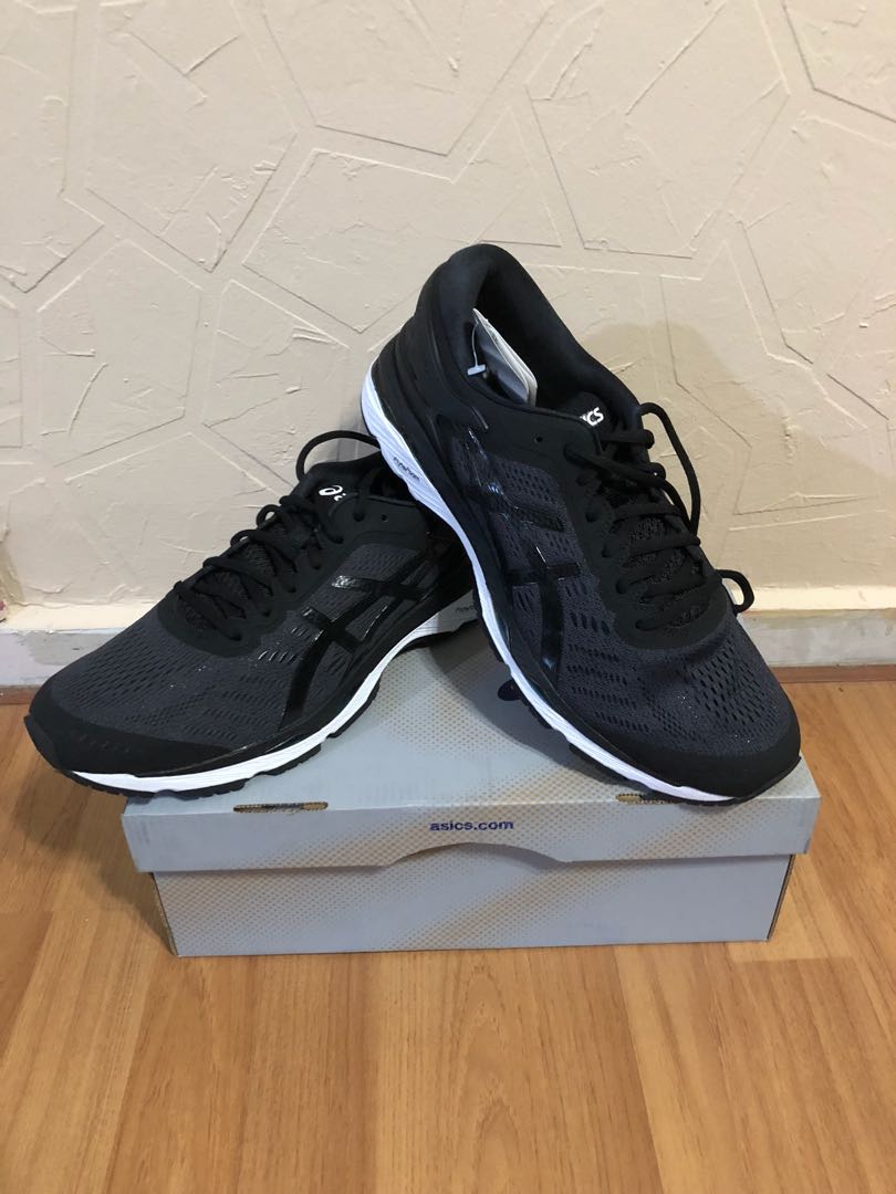 asics gel kayano 24 black and white