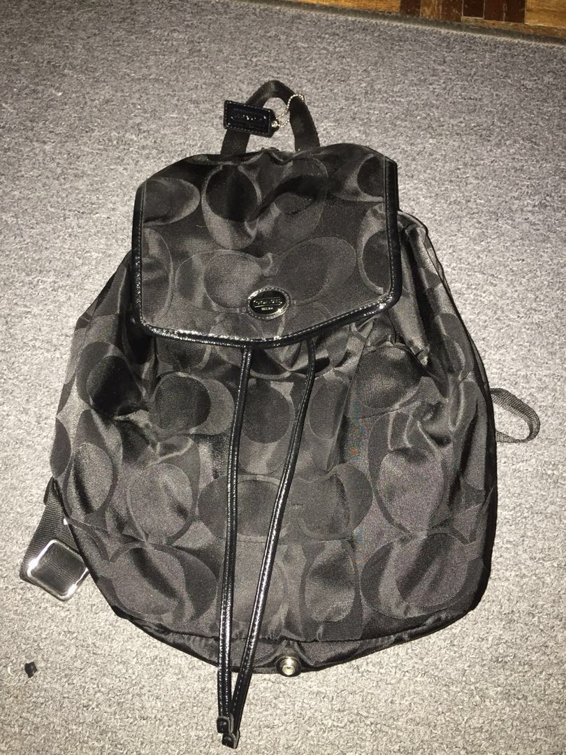 Coach discount foldable backpack