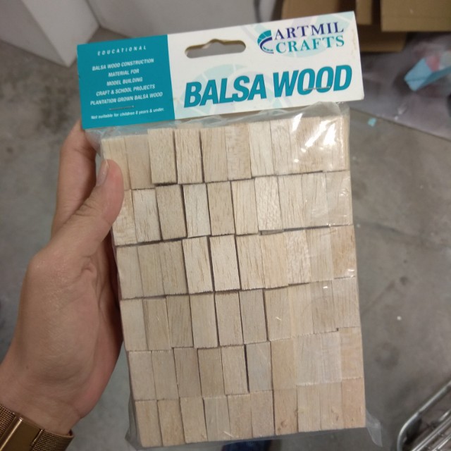 Balsa Wood Blocks, Hobbies & Toys, Stationery & Craft, Craft Supplies