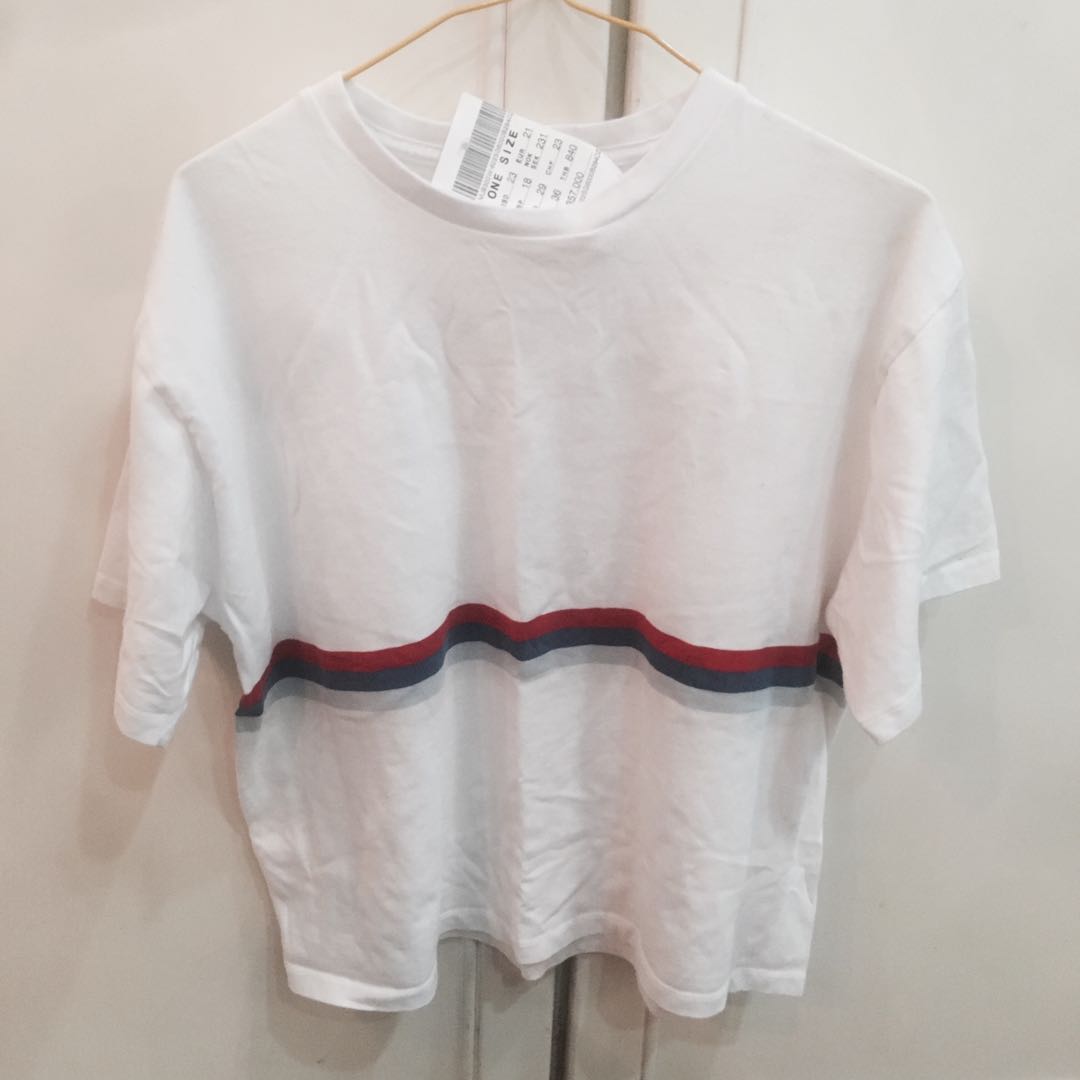 blue striped aleena tee authentic bm 