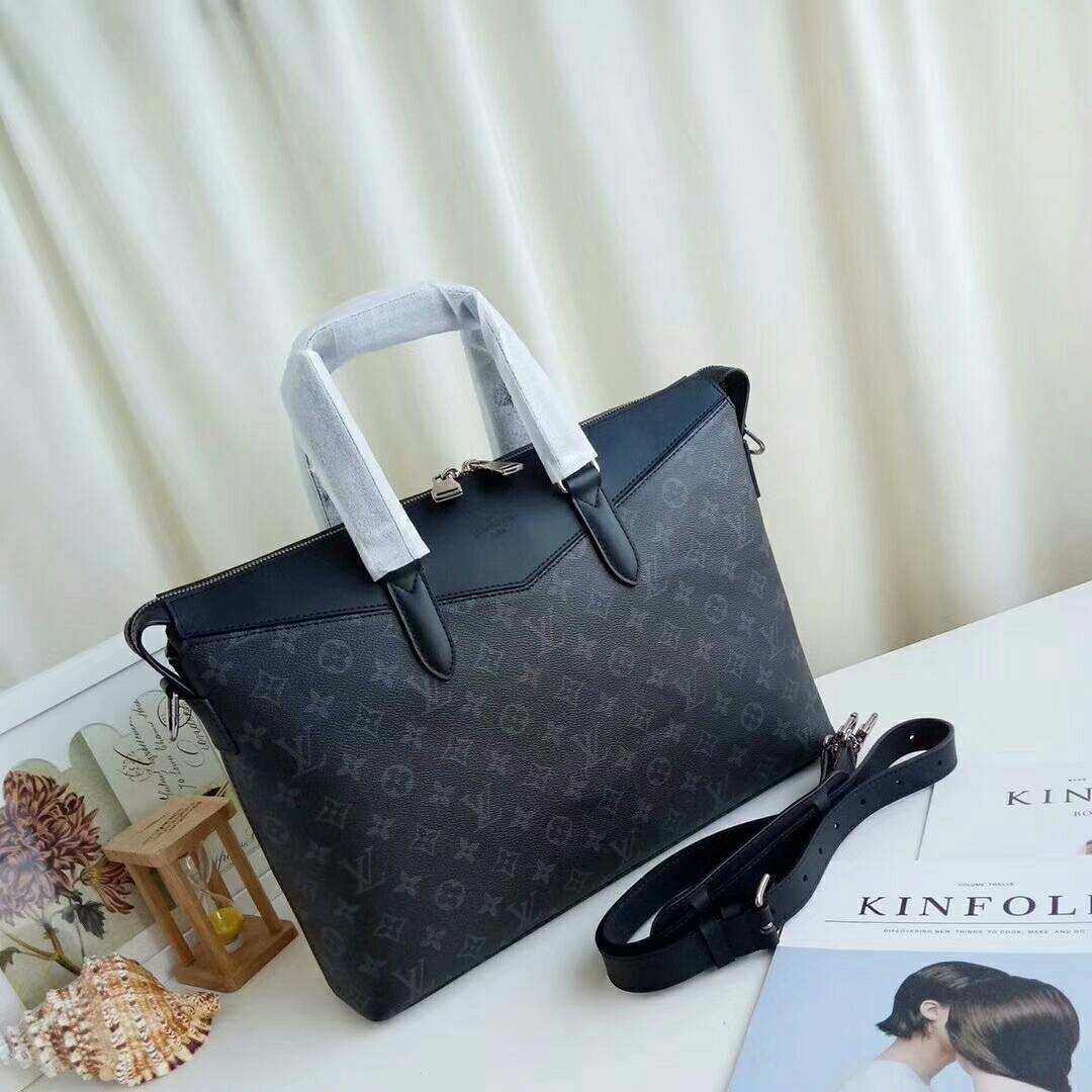 Louis Vuitton explorer M40566 briefcase business bag monogram eclipse,  Luxury, Bags & Wallets on Carousell