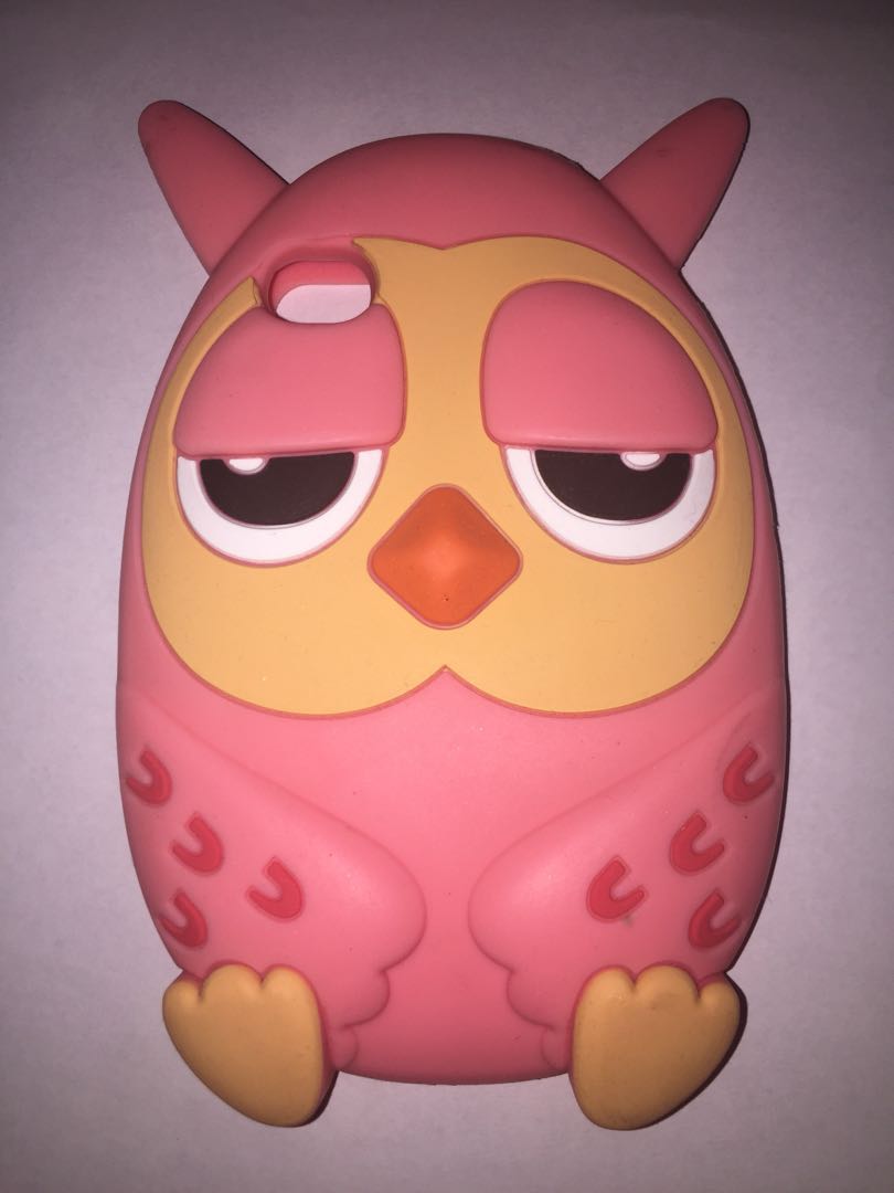 Case 3D PINK OWL For IPhone 5 5s