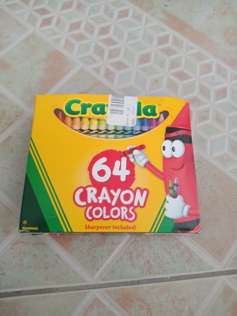 Crayola Crayons 64ct, Hobbies & Toys, Stationary & Craft, Craft