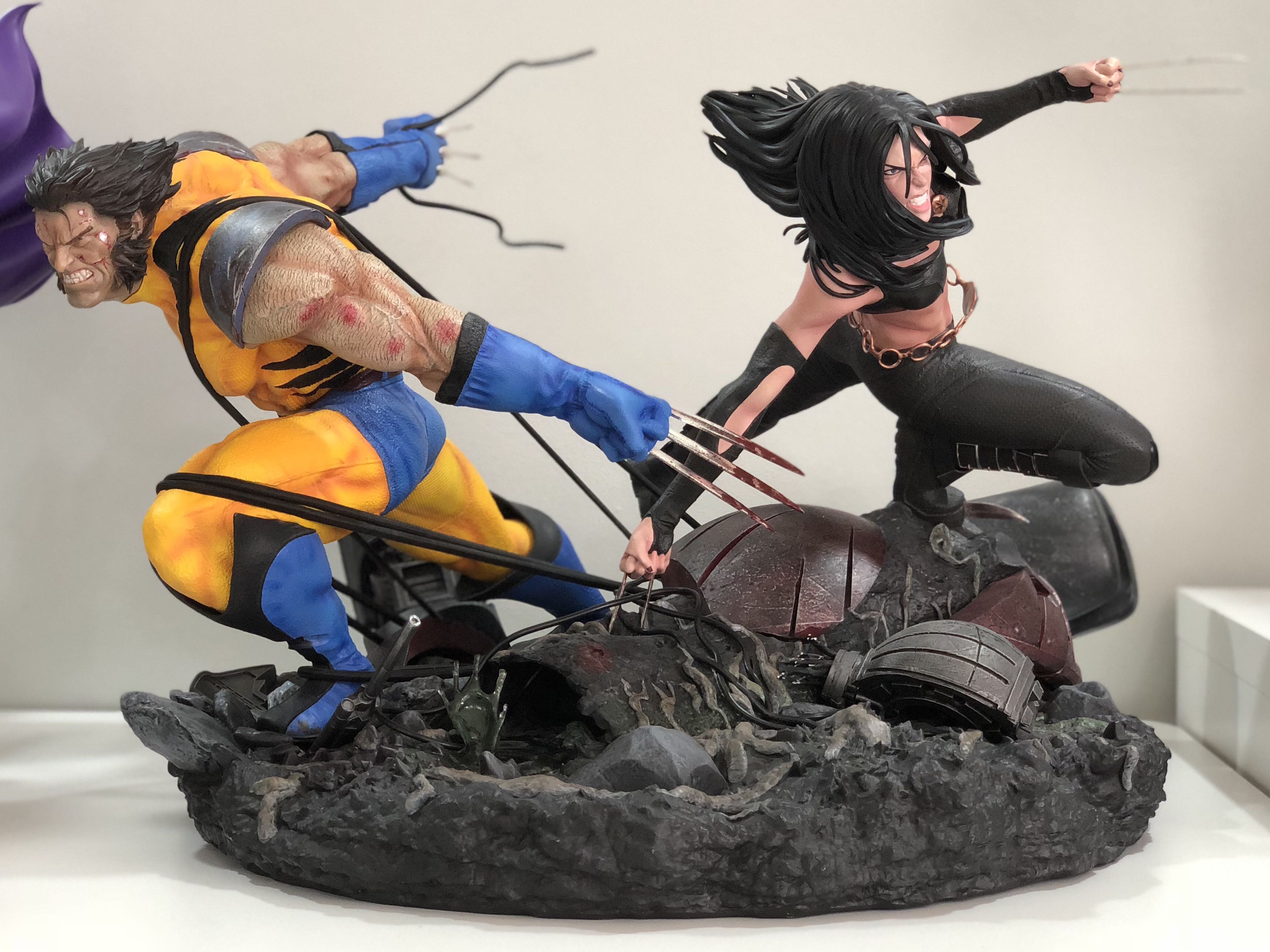 x men wolverine statue