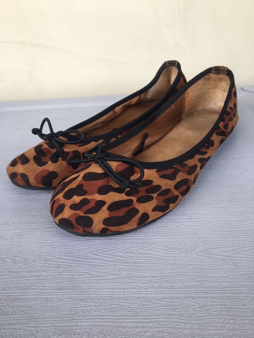 cute leopard flats