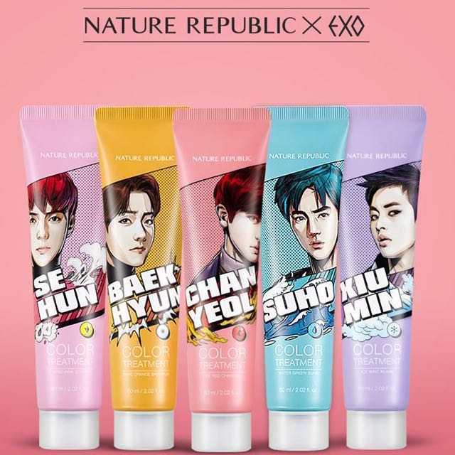 Exo Hair Colour Treatment From Nature Republic Beauty Personal Care Hair On Carousell