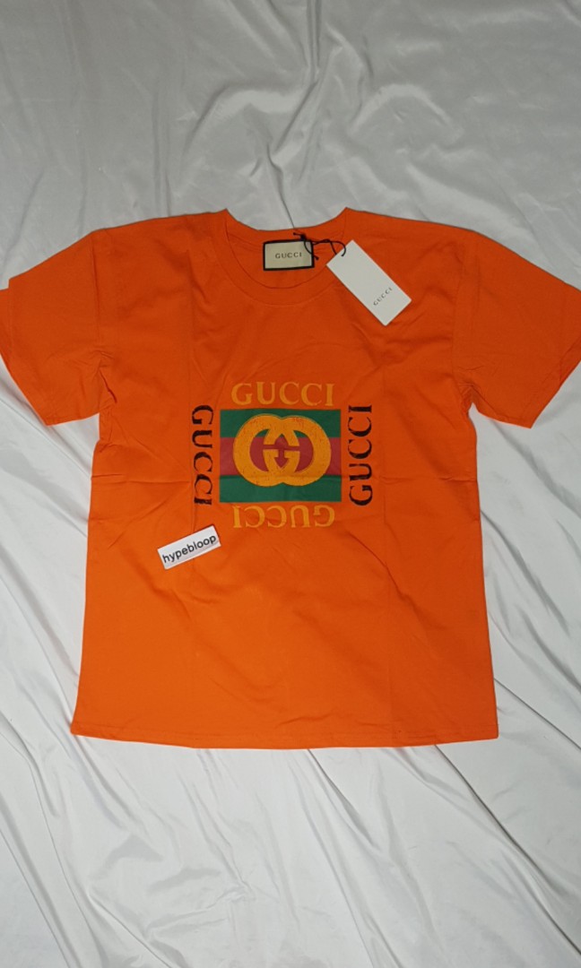 orange gucci t shirt
