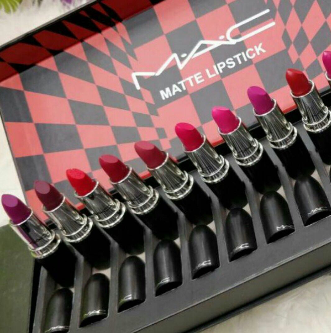 mac matte lipstick set