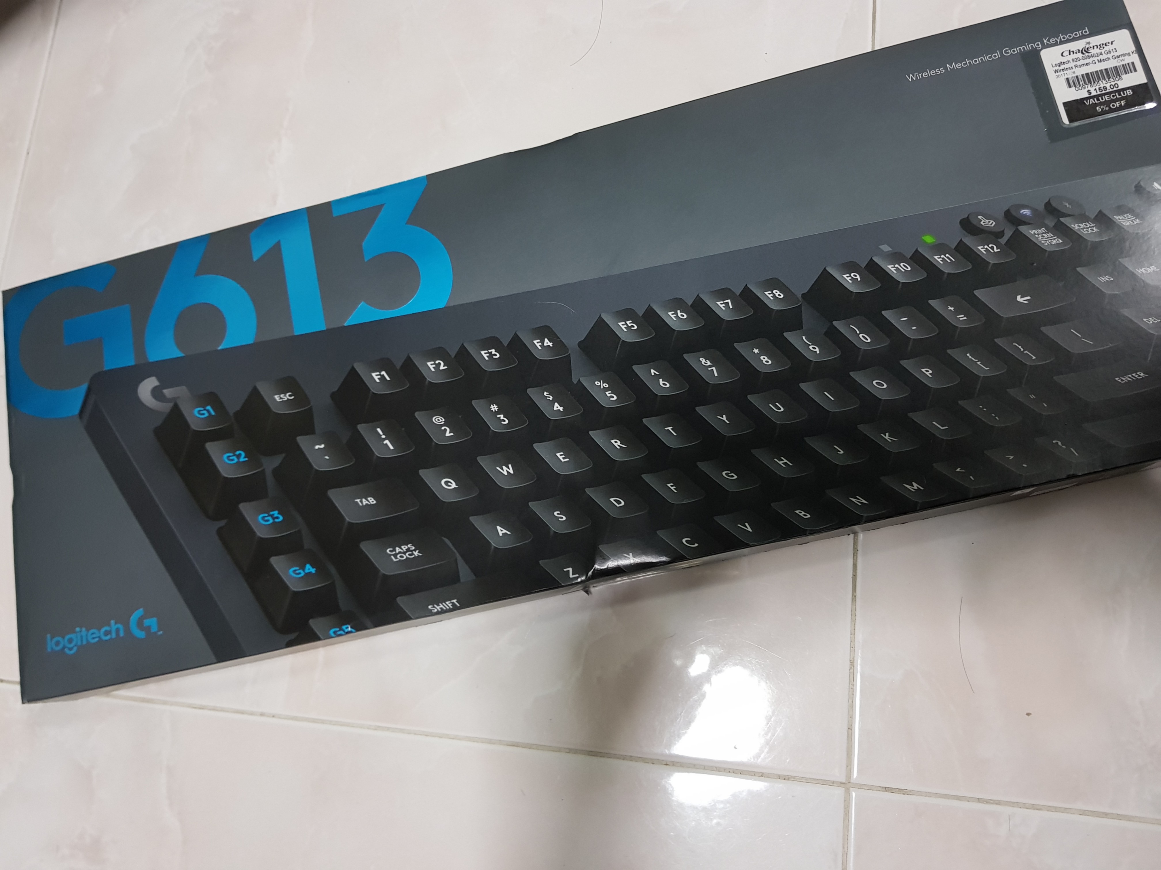 G613 Wireless Mechanical Logitech keyboard, Computers & Tech, Parts ...