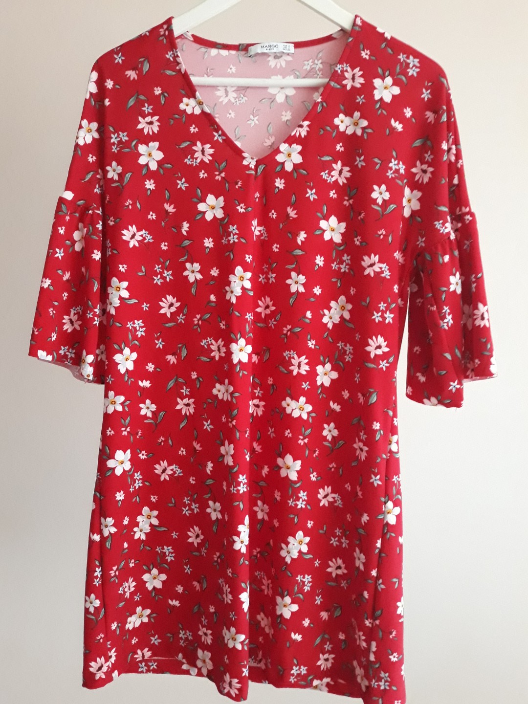 mango red dress 2018