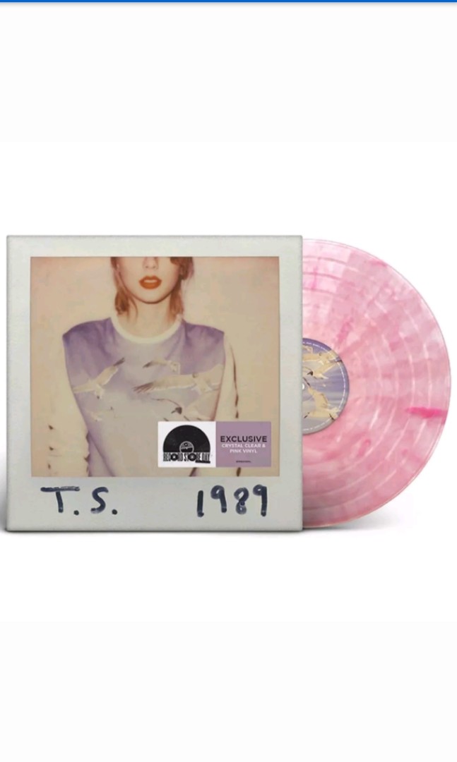 New Taylor Swift 1989 Rsd 2018 Crystal Clear Pink Vinyl Lp