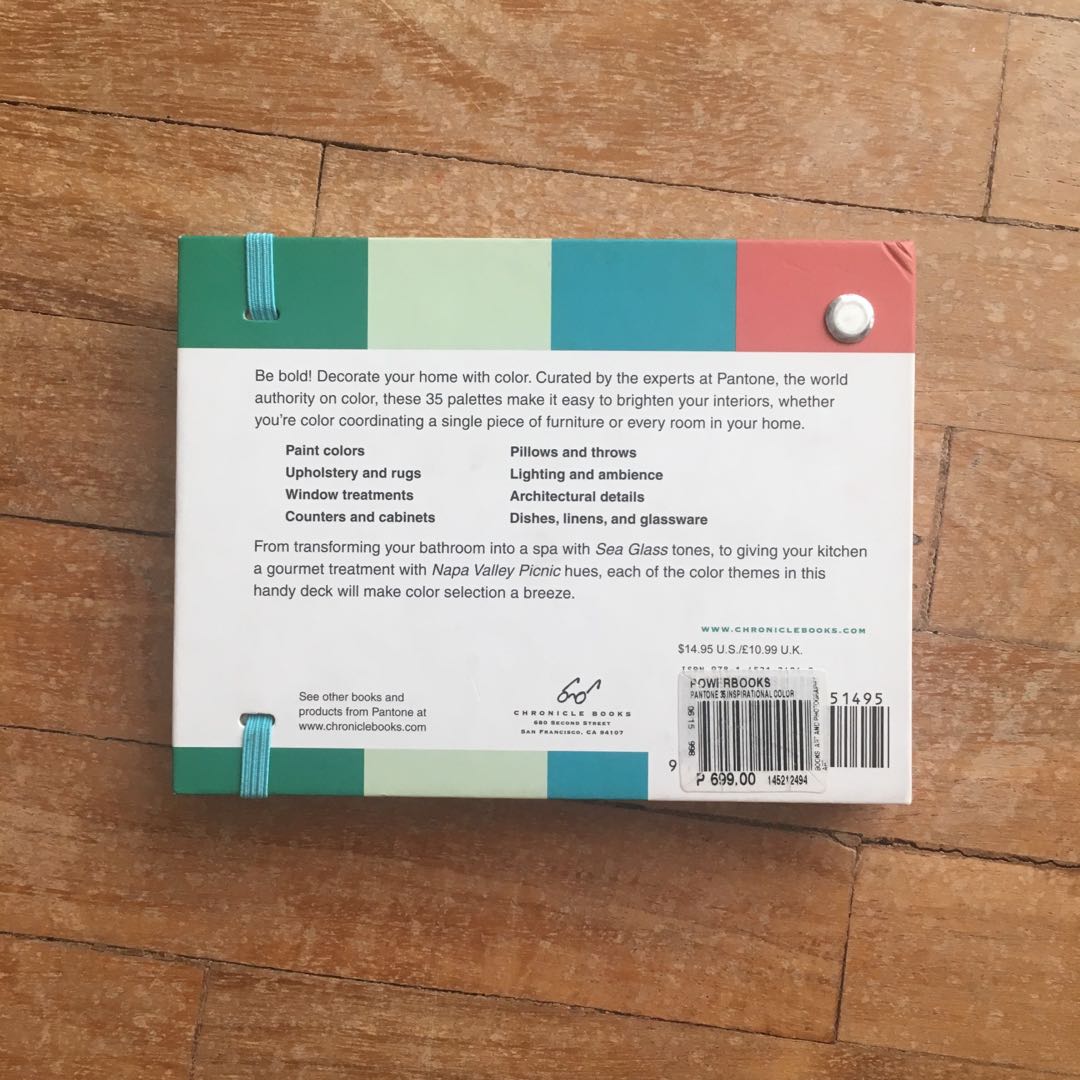 Pantone 35 Inspirational Color Palettes For The Home Books Books On Carousell