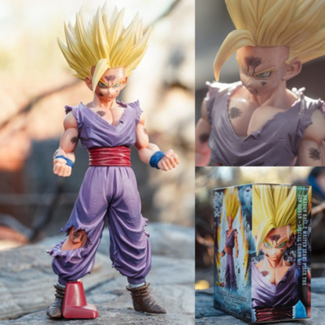 Po Dragon Ball Z 22cm Ss Son Gohan Master Stars Piece The Son Gohan Figure Toys Games Bricks Figurines On Carousell