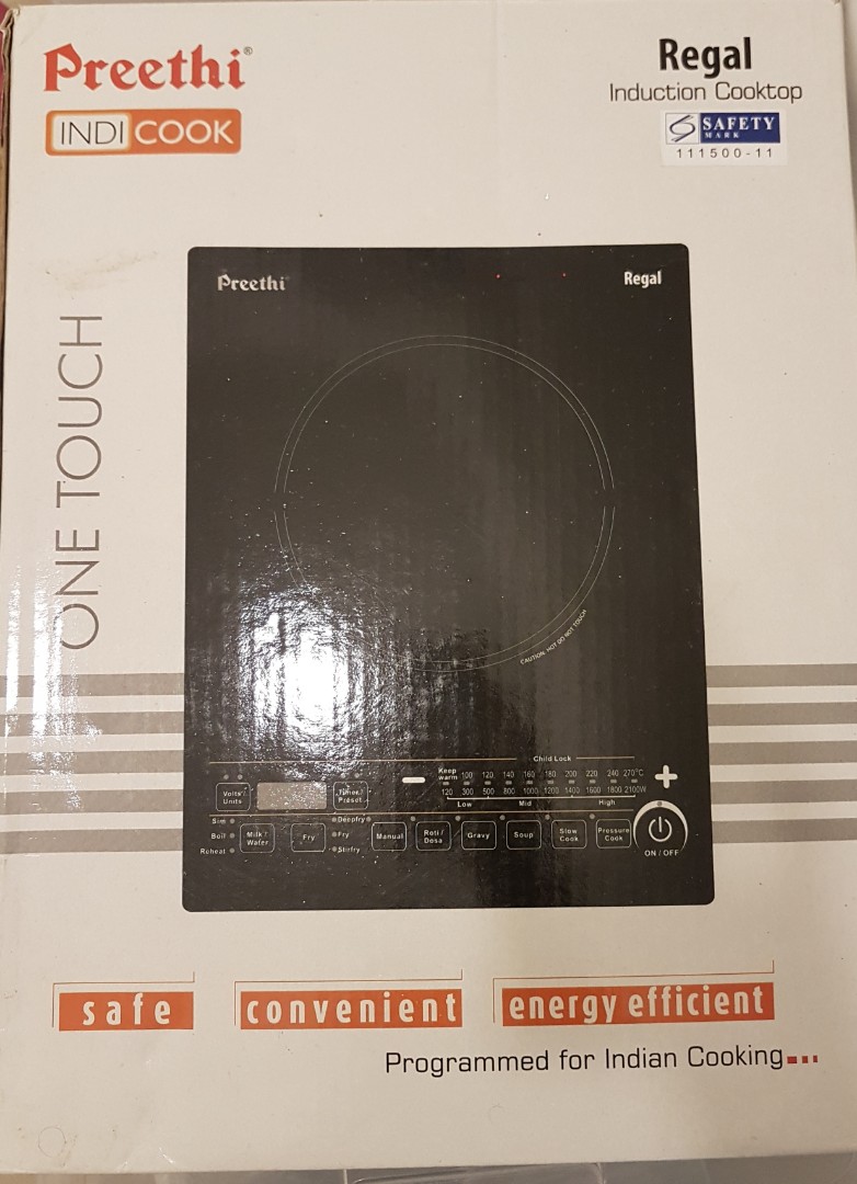 preethi touch induction stove