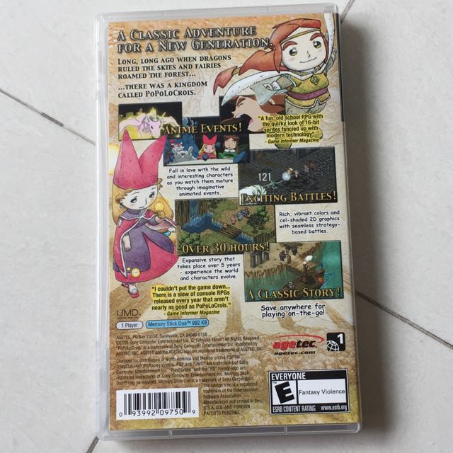 Get Wallpaper Preloved Original Psp Popolocrois Umd Cartridge Toys Games Free