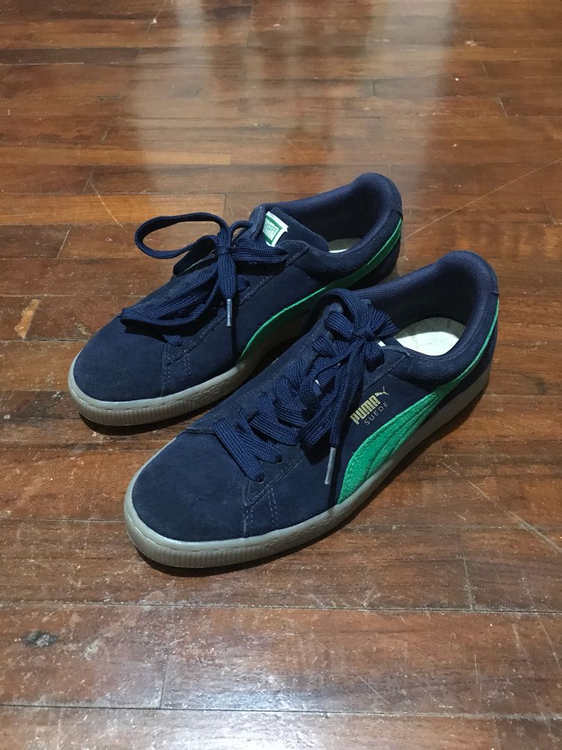 puma suede navy gum