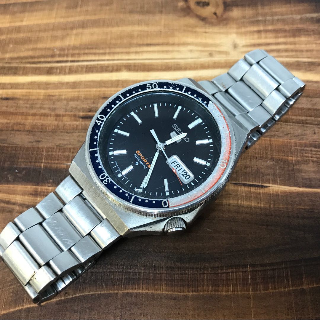 Seiko 5 Sports 6309 Automatic Day Date Vintage Collectibles Vintage Watches Jewelry On Carousell