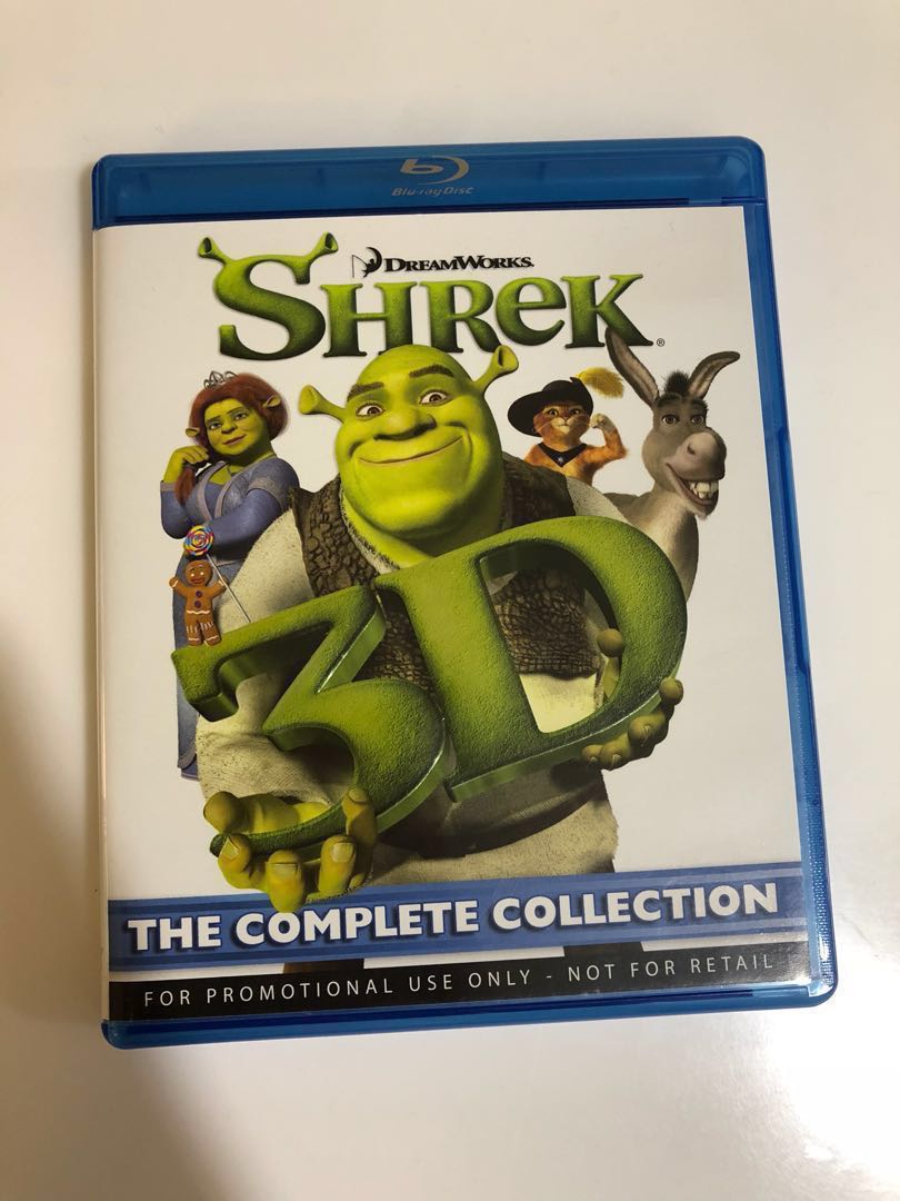 Shrek 3d Dvd Blu Ray The Complete Collection On Carousell
