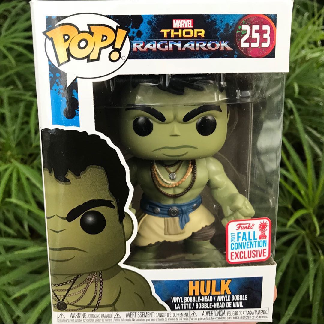 SOLD OUT SALE NYCC Fall Convention 2017 Exclusive Hulk Casual Thor Ragnarok Funko Pop Bobblehead Avengers Infinity War