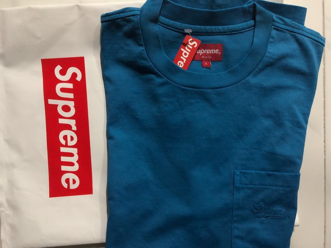 Overdyed pocket tee supreme deals