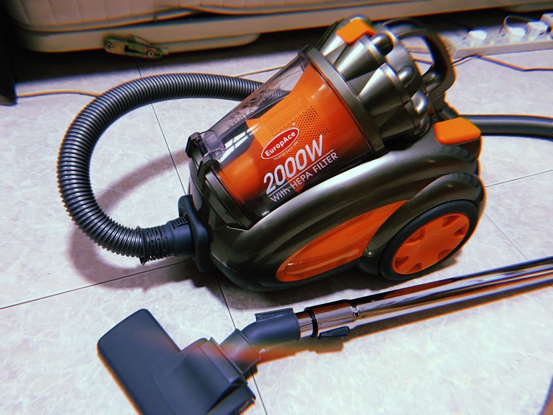 Vacuum Cleaner EVC 2006P Europace 2000W with HEPA Filter, TV & Home