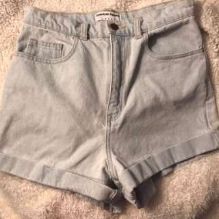 AMERICAN APPAREL High Waisted Shorts