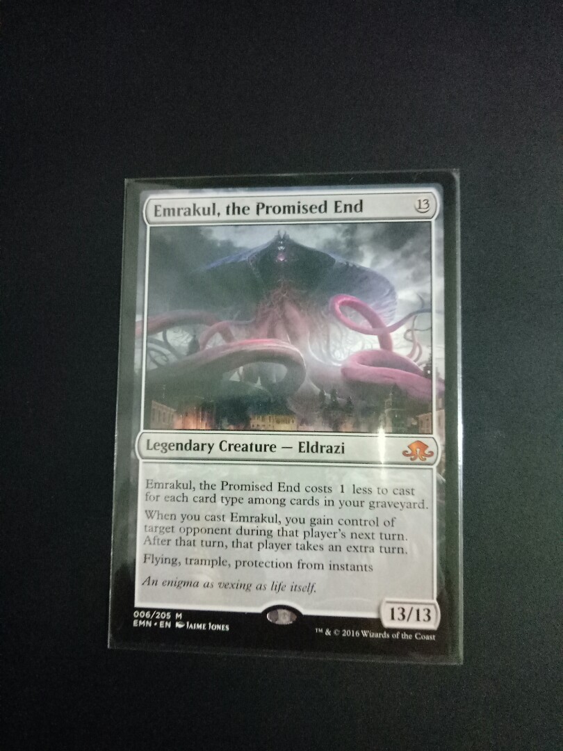 1 x Emrakul, the Promised End Eldritch Moon mtg near mint