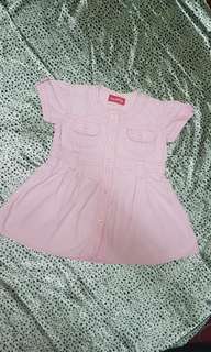 Baju pink dan hijau
