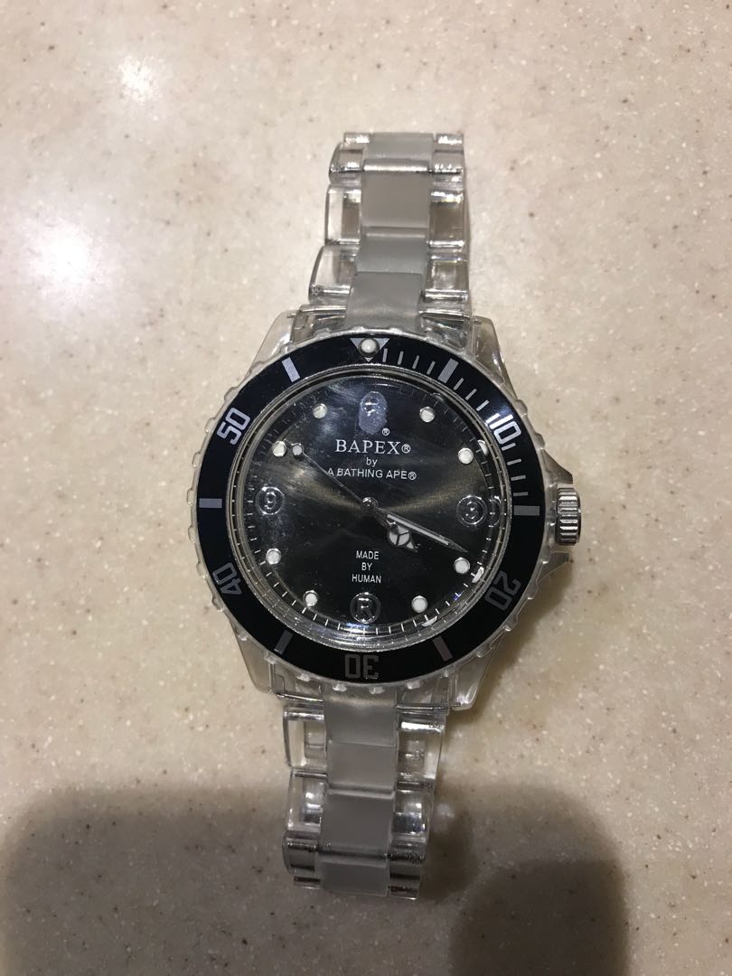 Bapex top clear watch