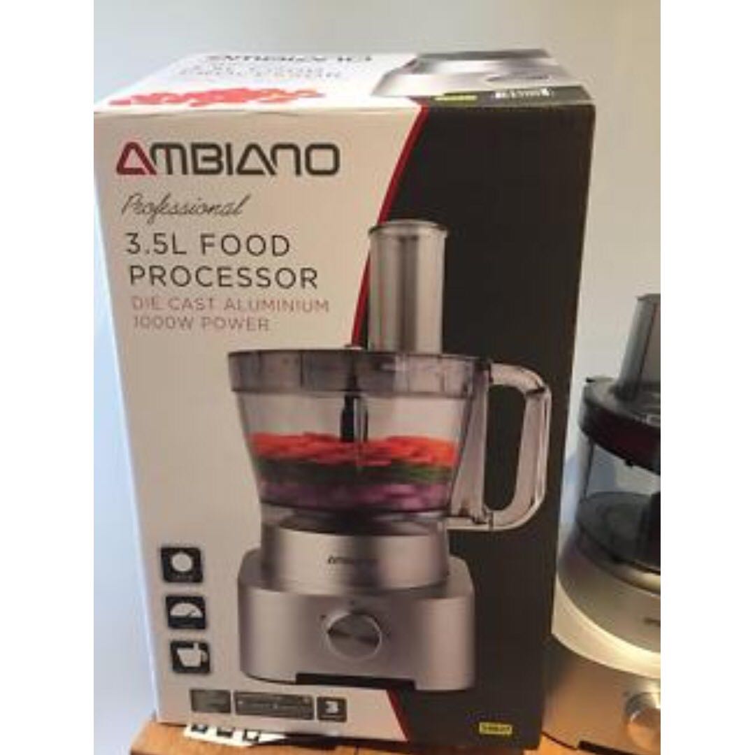 Ambiano Die Cast Food Processor 3.5L 1000W, TV & Home Appliances