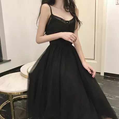 black barbie gown