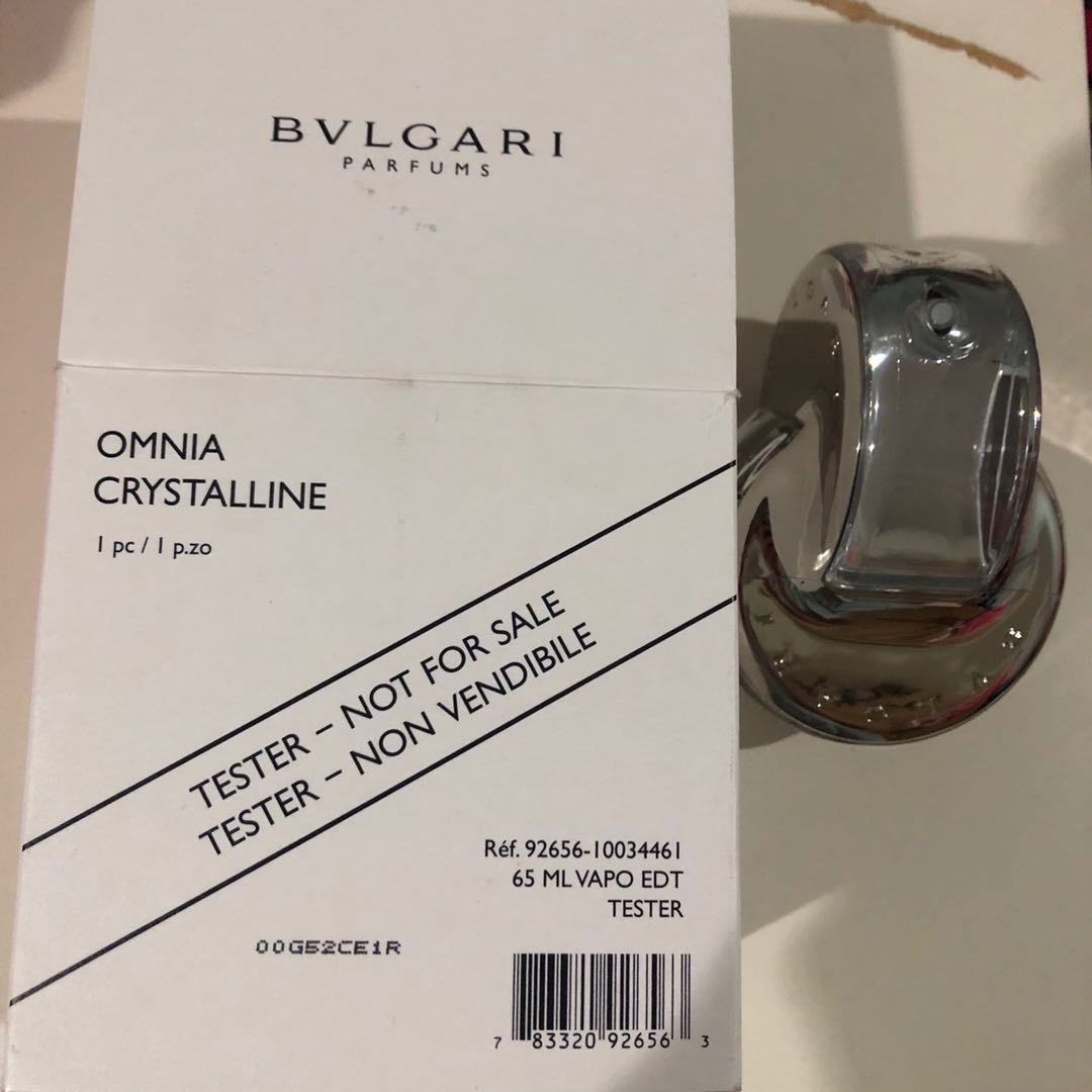 bvlgari omnia crystalline 65 ml tester