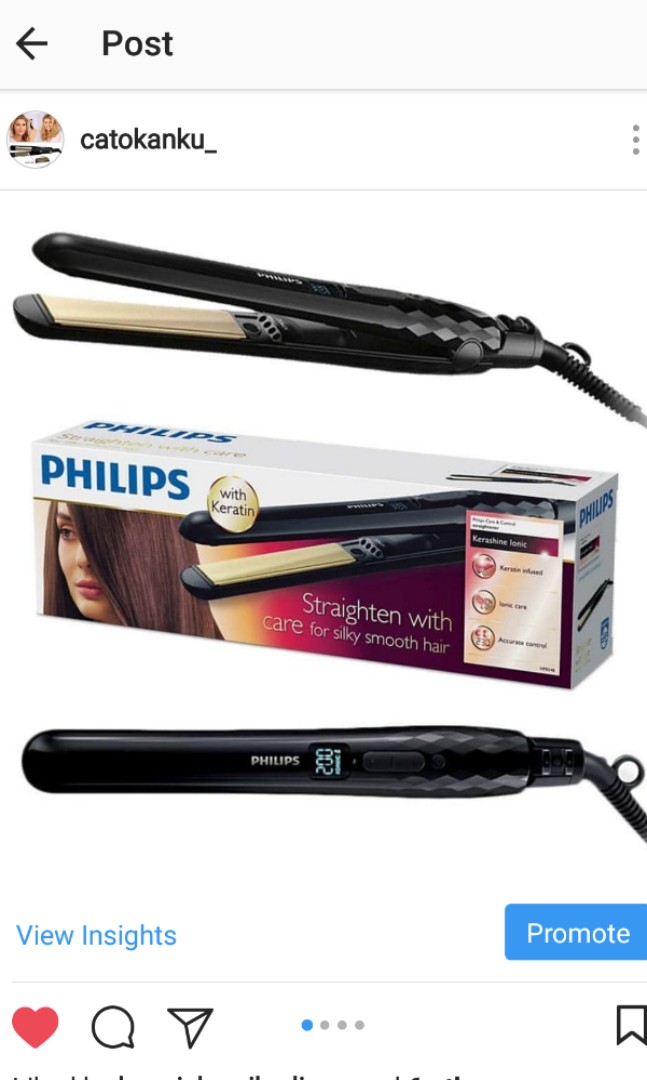 Catok Philips Straightener Hp8348 Kesehatan Kecantikan Perawatan Rambut Di Carousell