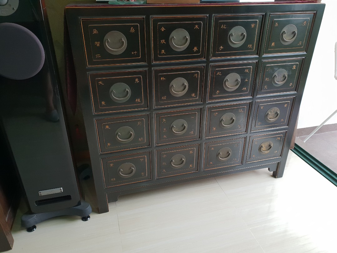 Chinese Style Cd Drawer Chest Furniture Shelves Drawers On Carousell