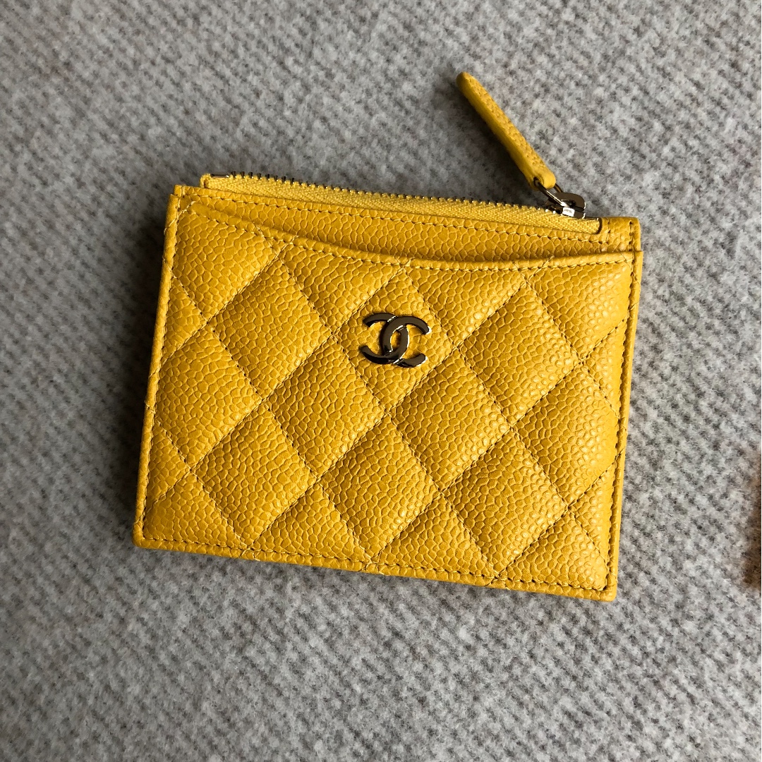 Chanel Flat Card holder, Luxury, Bags & Wallets on Carousell