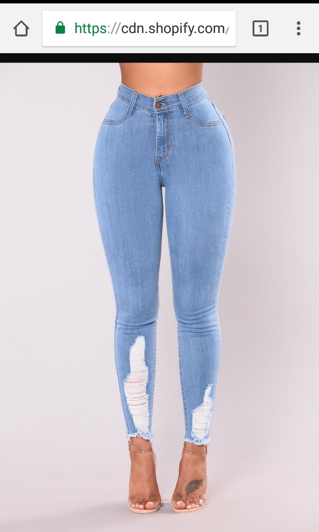 fashion nova jeans size 1