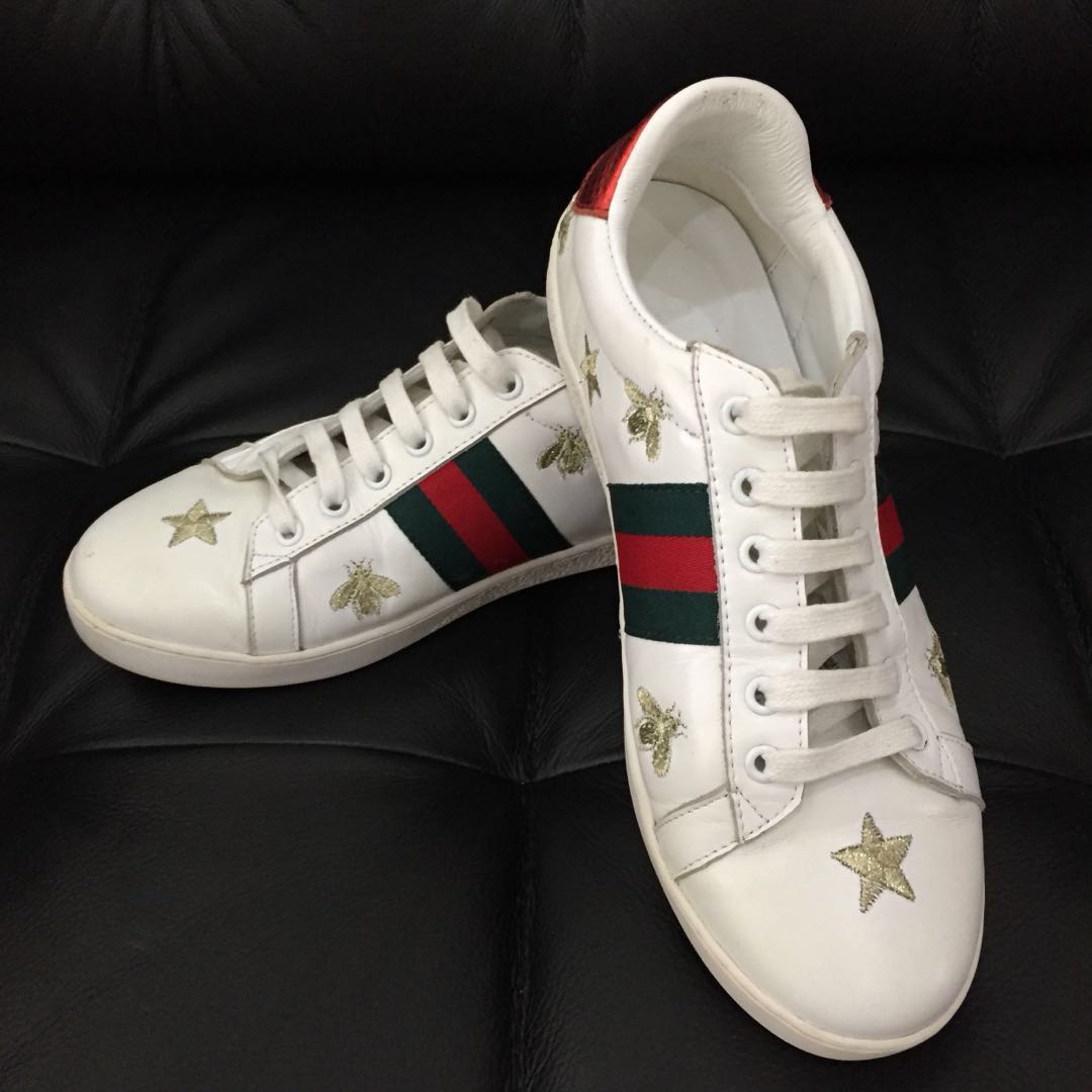 price of gucci white shoes