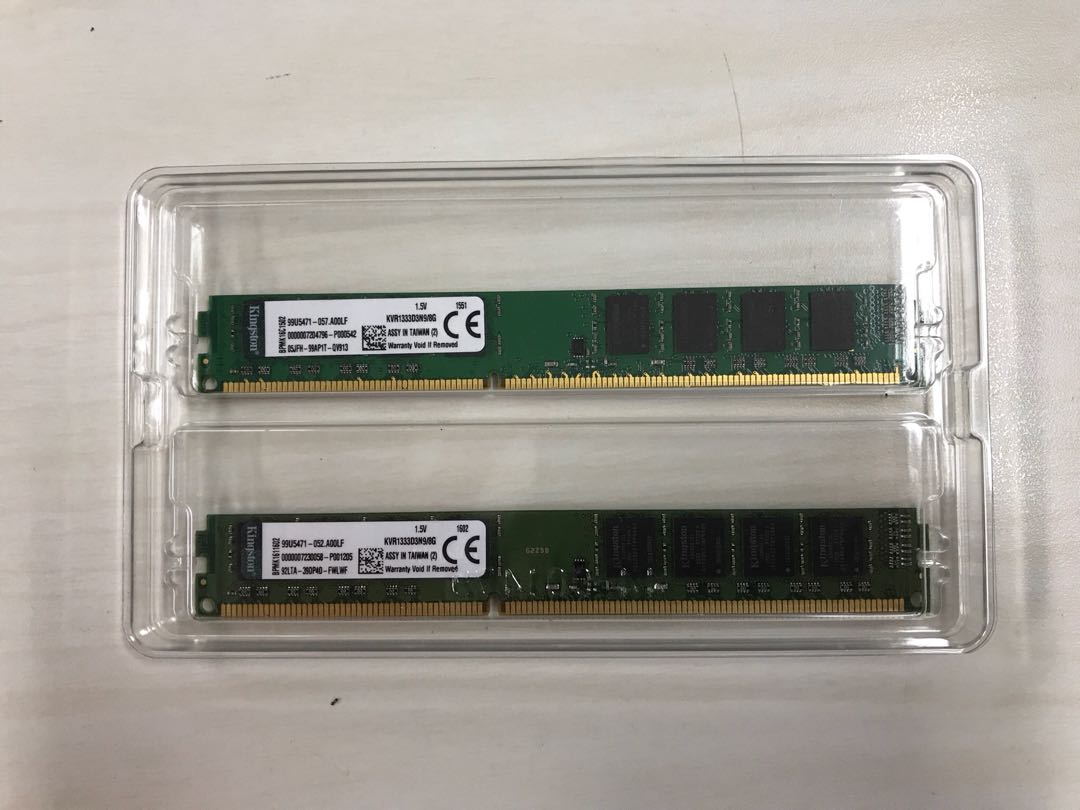 Kingston 16GB (8GBx2) DDR3 1333MHz, Computers & Tech, Desktops on Carousell