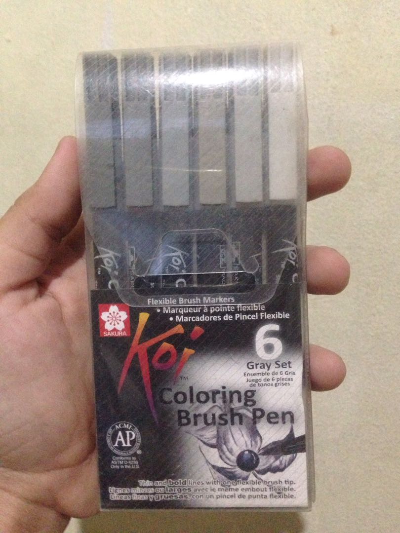 Koi Coloring Brush Pen, Hobbies & Toys, Stationary & Craft, Craft