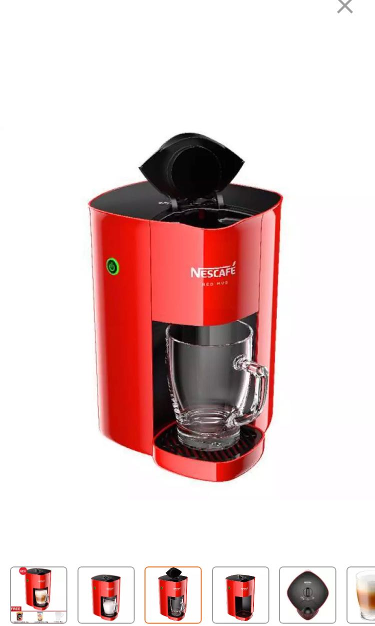 Limited Edition Nescafe Red Mug Coffee Maker, TV & Home Appliances