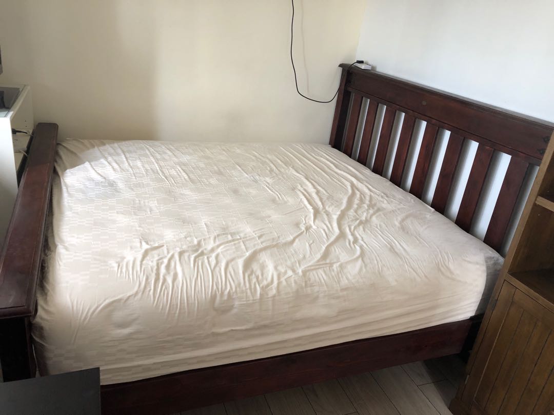 Madrid King Size Bed Frame Furniture Beds Mattresses On Carou Photo