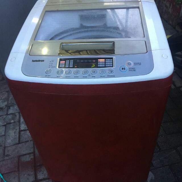 machine world mesin cuci lg turbo drum
