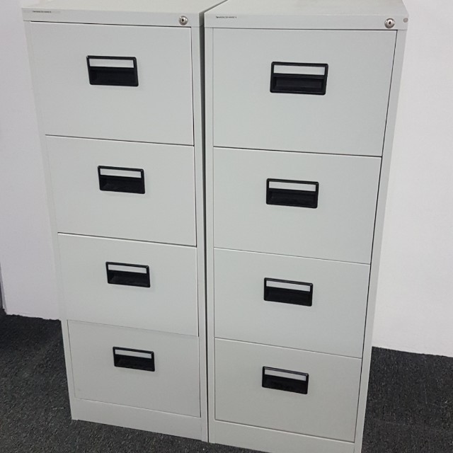 Metal Filing Cabinet Like New Furniture Shelves Drawers On Carousell