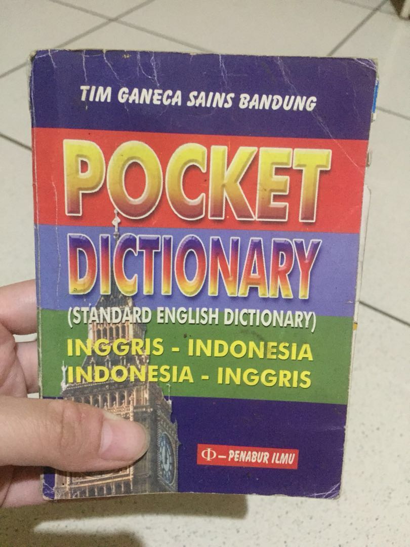 Mini Pocket Dictionary English Indonesian Buku Kantong Kecil