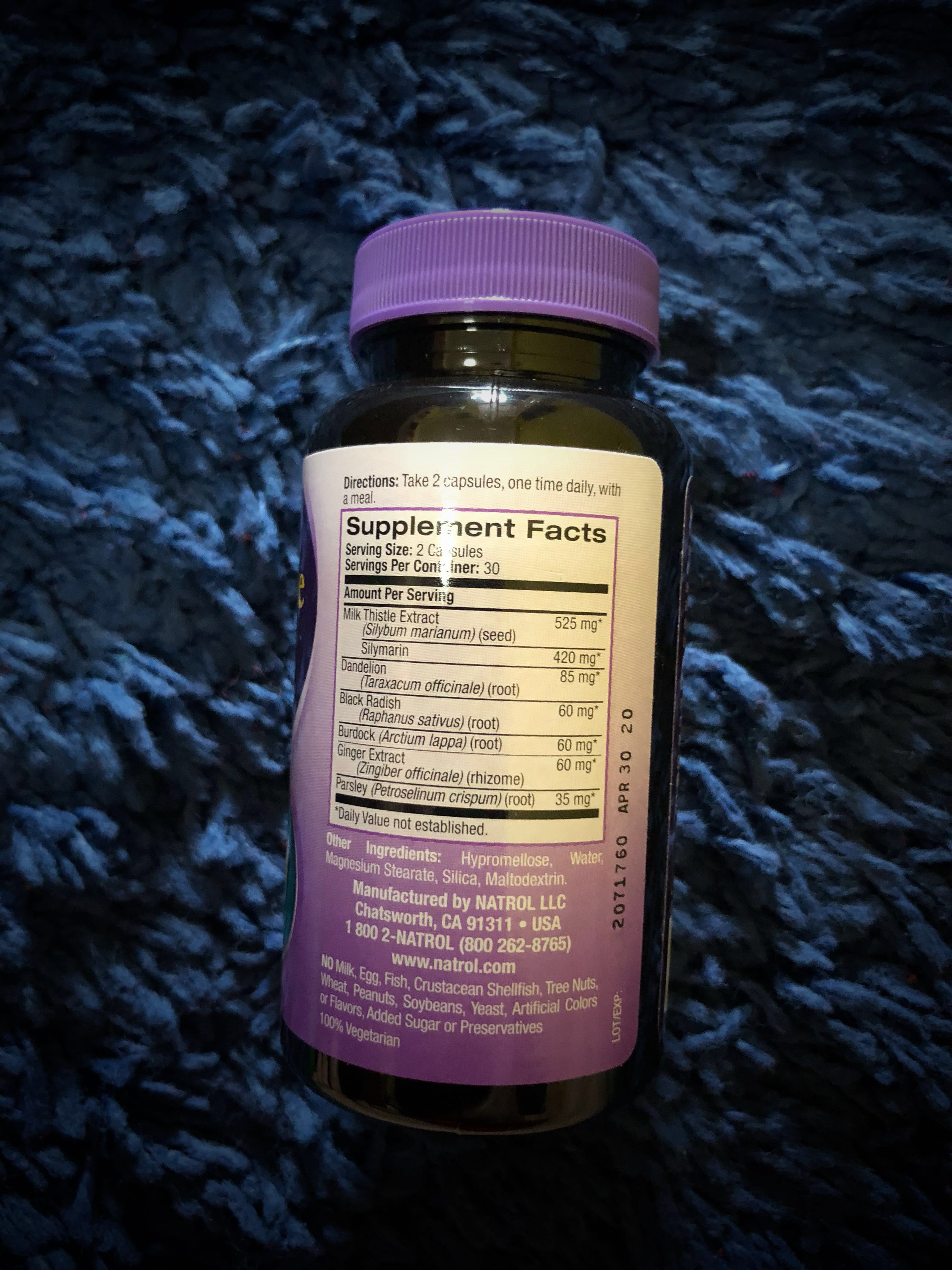 Natrol Milk Thristle Advantage, Health & Nutrition, Health Supplements